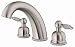 Danze D302550BN Tiburon Double Handle Roman Tub with Salve and Lever Handles, Brushed...