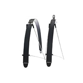 RSP 700C Race Plate Mudguards Black