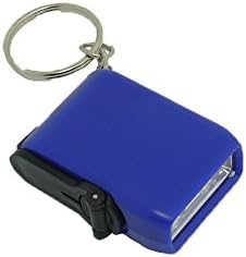 Holdding 2 LED Mini Dynamo Wind-up Hand Crank LED Flashlight Keychain/Colorful Funny and Light Flashlight for Play and Emergency