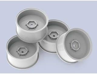 Street Jam #SJ/WR03WHI Wheel Rim Offset 3-8 White (4Pcs) for Traxxas Slash 4X4