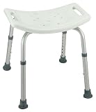 Duro-Med White Blow Molded Bath Seat without Seat Back