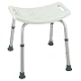 Duro-Med White Blow Molded Bath Seat without Seat Back