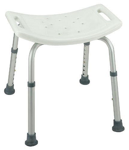 Duro-Med White Blow Molded Bath Seat without Seat Back