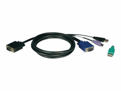 15ft ps2/usb kvm cable kit for b042 series kvm switches