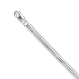 .925 Silver Oval Snake Chain