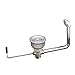 Encore Twist Handle Box Pattern Drain w/ Overflow Assembly - 1-1/2" NPS