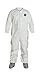 DuPont Tyvek 400 TY121S Disposable Protective Coverall with Skid-Resistance Boots and Elastic Cuffs, White, 2X-Large (Pack of 25)