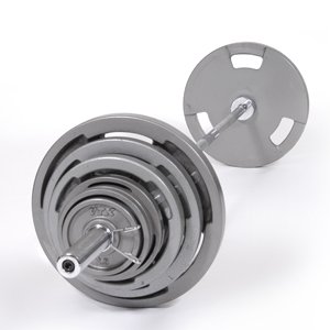 Troy 500 lb. Olympic Weight Set with VTX Grip Plates