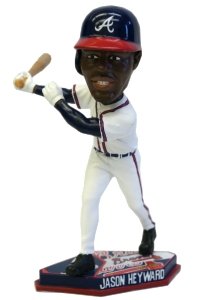 Atlanta Braves Jason Heyward Forever Collectibles Plate Base Bobble Head