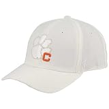Zephyr Clemson Tigers White Vortex Fitted Hat