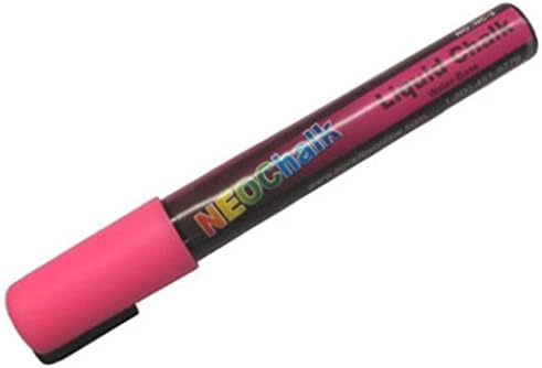 Pink Liquid Chalk Marker Pen 5 mm Felt Chisel Tip NEOChalk - 1