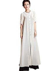 Pleated Chiffon Maxi Dress 