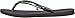 Havaianas Women's Slim Metal Mesh Flip Flop Sandal, Dark Grey, 7/8 M US