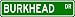Kitchen & Housewares : BURKHEAD Street Sign ~ Personalized Family Lastname Sign ~ Gameroom, Basement, Garage Sign **