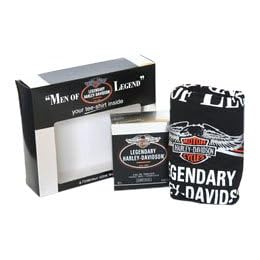Legendary Harley Davidson Original By Harley Davidson For Men. Gift Set ( Eau De Toilette Spray 3.4 Oz + Harley Davidson T-Shirt ) Original.