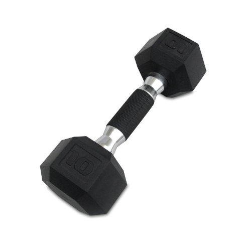 Cap Barbell Fitness Urethane Covered Dumbbell Black 45 Pound xfgdthbcdf