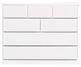 アルファタカバベビータンスシリーズパッソ100cm幅4段ホワイト 