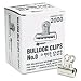 bulldog2 - Bright NickelPlated Steel Bulldog Clips 1 Wide 14