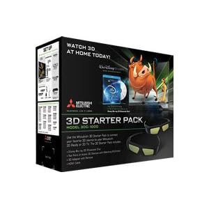 Mitsubishi 3DC-1000 3D HDTV Starter Pack