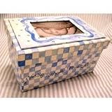 Hide-a-Wipe Boxes - Blue Gingham