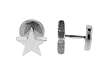 Stainless Steel Star Stud Earrings - 10mm - 14G - Sold as a Pair