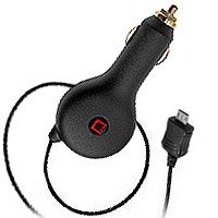 Cellet Bullet Retractable USB Car Charger For Motorola V3, Blackberry 8300 Curve, & UTStarcom PPC-6700