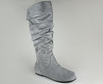Slouchy Suede Cuff Boot
