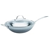 Calphalon Tri-Ply Stainless Steel 12' Stir Fry & Cover