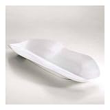 Pillivuyt, Alizee, White Porcelain Banana Leaf Plate 327x155mm