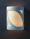 Ambiance Large Lantern Wall Sconce (Open Top & Bottom) Justice Design Group (5335)