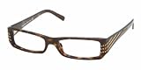 Prada Vpr 07L Silver/Tortoise Frame/Clear Lens 50Mm
