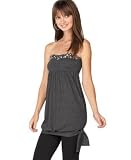 Miss Chievous Sequined Banded Strapless Tunic
