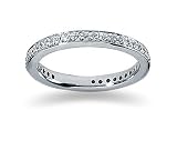 0.39 Diamond Wedding band in Platinum