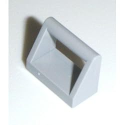 Lego Building Accessories 1 x 2 Grey Stone Clamp Ladder, Bulk - 50 Pieces per Package