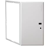 Leviton 47605-28P 28-Inch Series, Premium Hinged Door with Trim Ring for Structured Media Center, White Leviton 47605-28P 28-Inch Series, Premium Hinged Door with Trim Ring for Structured Media Center, White