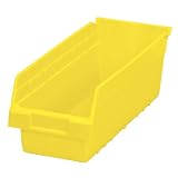 Akro-Mils 30098 ShelfMax Plastic Nesting Shelf Bin Box, 18-Inch Length x 6-Inch Width x... by 