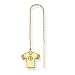 Jewelry : 14K Pittsburgh Steelers Jersey Threader Earrings