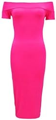 Plus Size Off the Shoulder Bodycon Dress/Midi Dress 