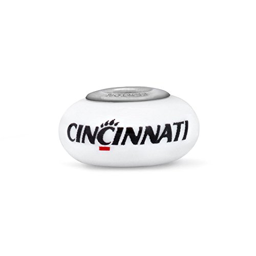 Cincinnati Bearcats Small Glass Bead Fits Most European Style Bracelets
