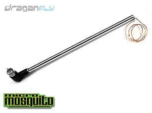 311usQNv0 L Replacement Tail Boom with Tiny Tail Motor for Micro Mosquito RC Helicopter