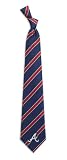 Atlanta Braves MLB Baseball Sports Team Mens Striped Pattern Neck Tie