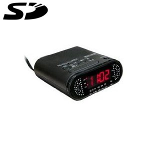 All-in-One SD Card Self Recording Covert Spy Camera (Camera Hidden in Clock Radio)