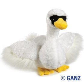 Webkinz Plush Stuffed Animal White Swan