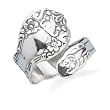 Floral Spoon Ring - Adjustable Size