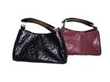 Ostrich Leather Black