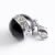 Charms Anh�nger f�r Bettelarmband schwarze Kugel mit Strass