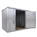 STOR-96-G-W-1RH Single Depth Galvanized Storage Building, 110" Width, 85" Height, 78" Depth