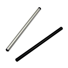 Stylet/ Stylo d'entr�es Apple iPad (Pack de deux, argent noir)
