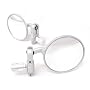 Motorcycle Bar End Mirrors KAWASAKI, SUZUKI, HONDA, YAMAHA, DUCATI, KTM, SPORT BIKES, SCOOTERS, ATV, Silver