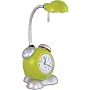 Lime Green Clock Desk Lamp